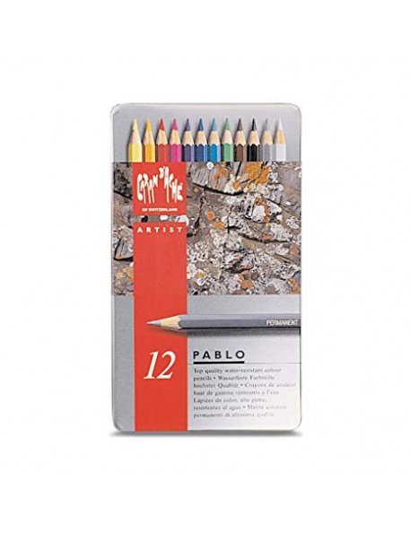 CARAN D'ACHE PABLO 12 MATITE COLORATE ALTISSIMA QUALITA